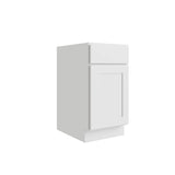 RELIABILT Parkstone 21-in W x 34.5-in H x 24-in D White 1-Drawer Base Fully Assembled Plywood Cabinet (Flat Panel Shaker Style)