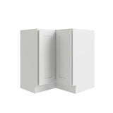 RELIABILT Parkstone 29-in W x 34.5-in H x 21-in D White Lazy Susan Corner Base Fully Assembled Plywood Cabinet (Shaker Style)