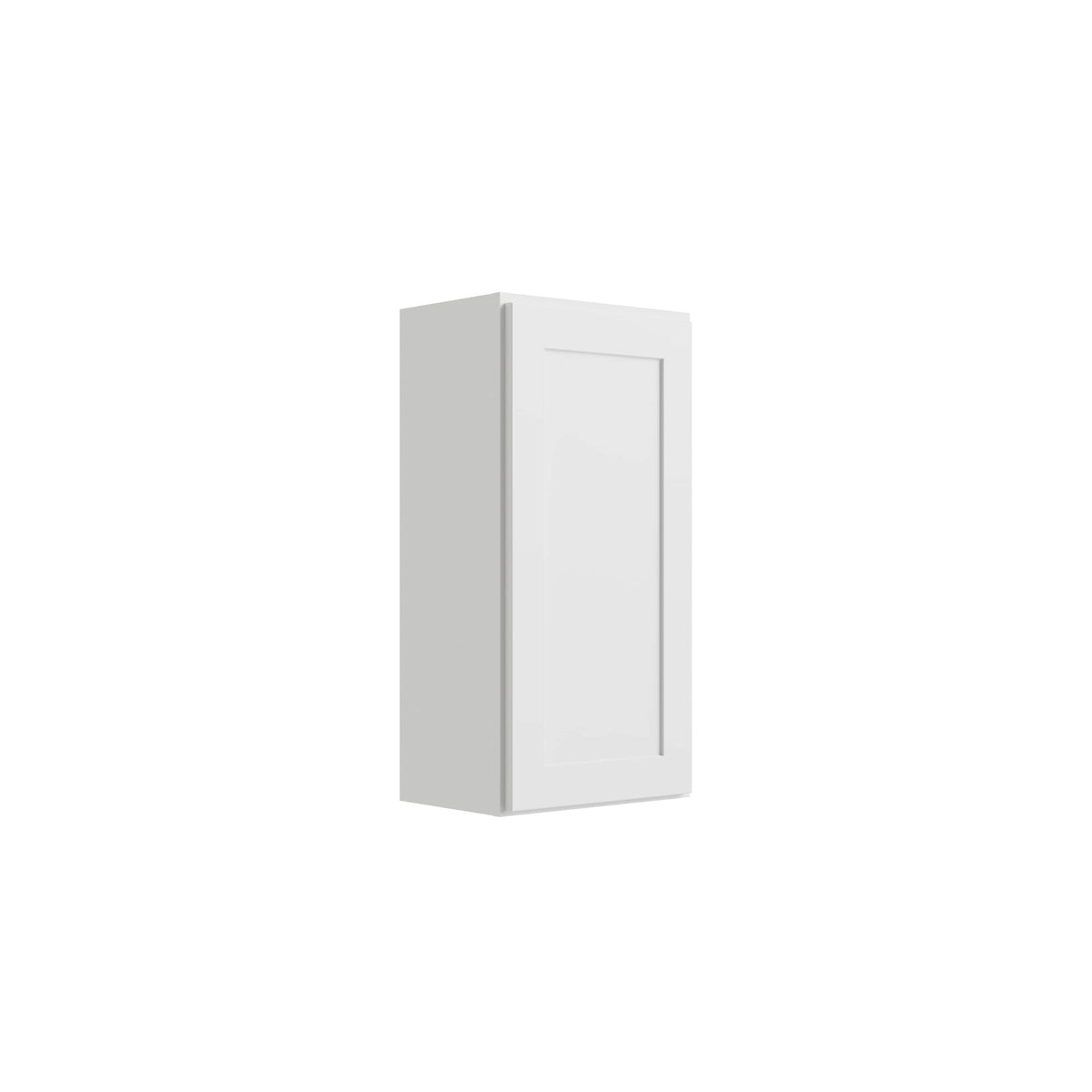 RELIABILT Parkstone 18-in W x 42-in H x 12-in D White Wall Fully Assembled Plywood Cabinet (Shaker Door Style)