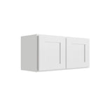 RELIABILT Parkstone 24-in W x 18-in H x 12-in D White Wall Fully Assembled Plywood Cabinet (Shaker Door Style)