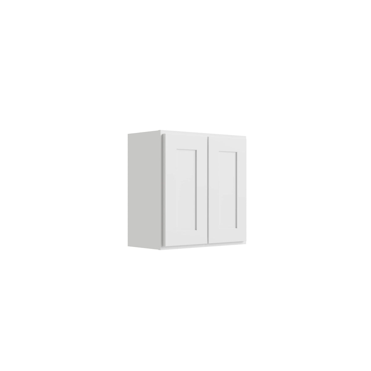 RELIABILT Parkstone 27-in W x 24-in H x 12-in D White Wall Fully Assembled Plywood Cabinet (Shaker Door Style)