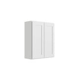 RELIABILT Parkstone 33-in W x 42-in H x 12-in D White Wall Fully Assembled Plywood Cabinet (Shaker Door Style)