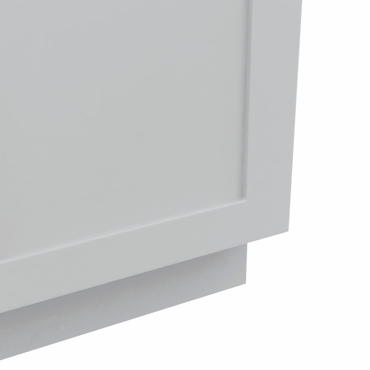 RELIABILT Overlake 30-in W x 34.5-in H x 24-in D Gray Sink Base Ready To Assemble Plywood Cabinet (Recessed Panel Shaker Style)