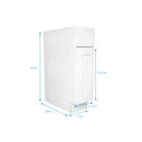 RELIABILT Fairplay 12-in W x 34.5-in H x 24-in D White Shaker Base Kitchen Cabinet, Ready to Assemble, Plywood Construction