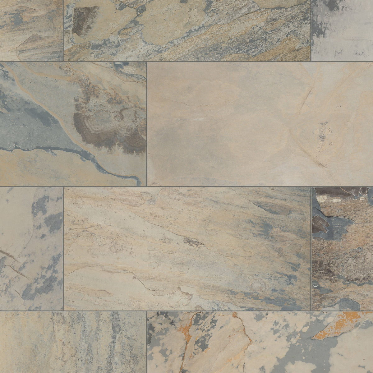 Satori Nova Tundra 12-in x 24-in Matte Natural Stone Look Floor and Wall Tile (1.93-sq. ft/ Piece)