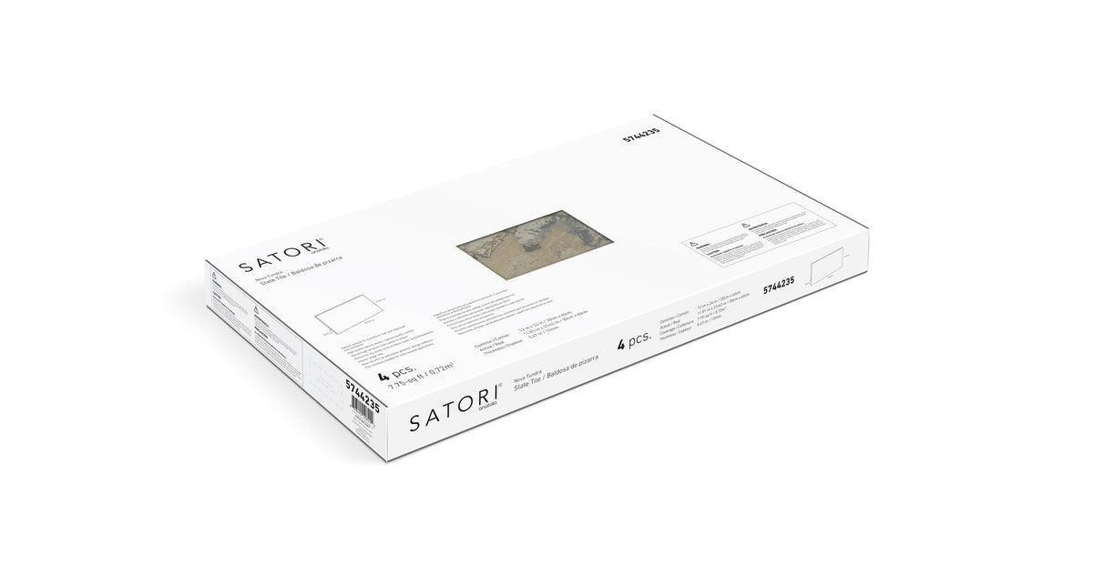 Satori Nova Tundra 12-in x 24-in Matte Natural Stone Look Floor and Wall Tile (1.93-sq. ft/ Piece)