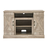 Fun Orange TV-STAND Farmhouse/Rustic Light Gray Tv Cabinet (Accommodates TVs up to 50-in)