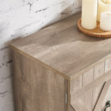Fun Orange TV-STAND Farmhouse/Rustic Light Gray Tv Cabinet (Accommodates TVs up to 50-in)