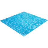 Apollo Tile Skosh Sea Blue 11-1/2-in x 11-1/2-in Glossy Glass Uniform Squares Floor and Wall Tile (18.69-sq. ft/ Carton)