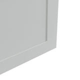 RELIABILT Overlake 36-in W x 18-in H x 12-in D Gray Wall Ready To Assemble Plywood Cabinet (Recessed Panel Shaker Door Style)