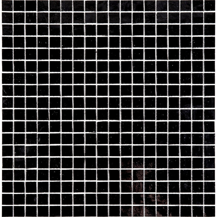 Apollo Tile Skosh Black 11-1/2-in x 11-1/2-in Glossy Glass Uniform Squares Floor and Wall Tile (18.69-sq. ft/ Carton)