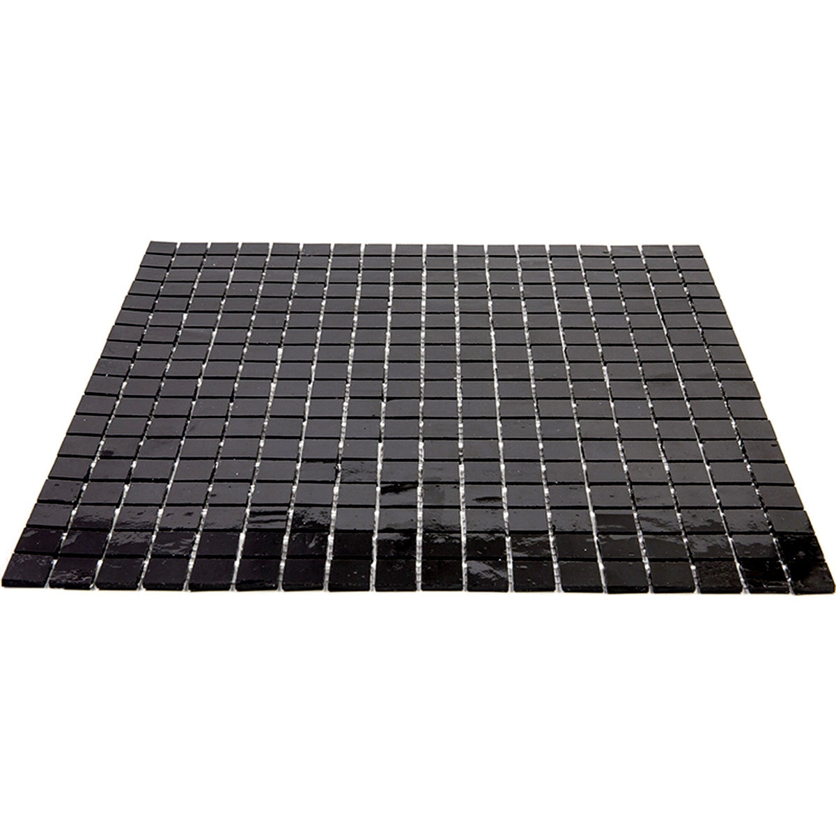 Apollo Tile Skosh Black 11-1/2-in x 11-1/2-in Glossy Glass Uniform Squares Floor and Wall Tile (18.69-sq. ft/ Carton)
