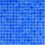 Apollo Tile Celestial Ultramarine Blue 12-in x 12-in Glossy Glass Uniform Squares Floor and Wall Tile (20-sq. ft/ Carton)