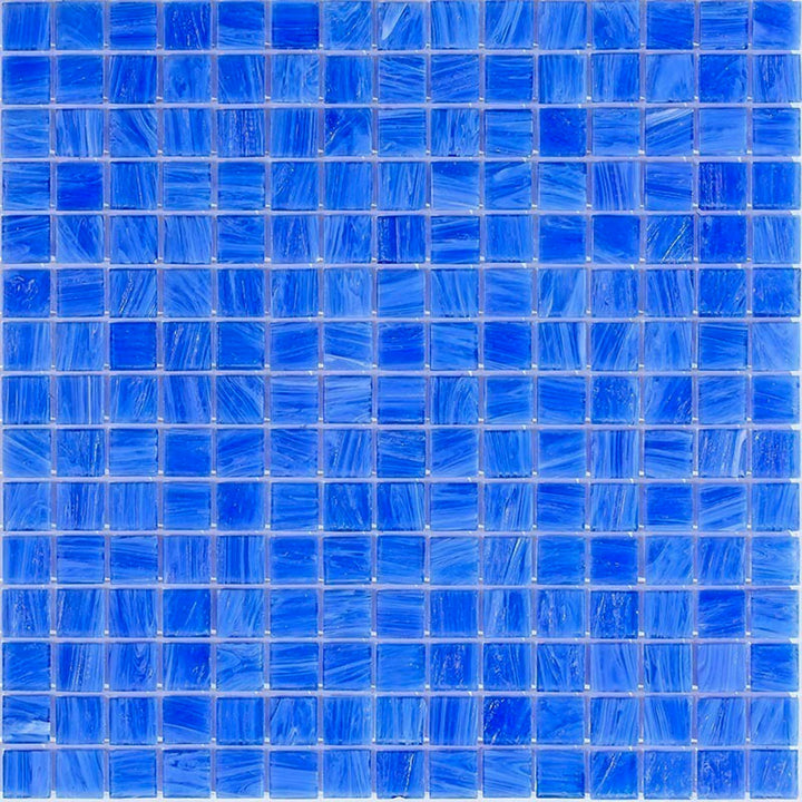 Apollo Tile Celestial Ultramarine Blue 12-in x 12-in Glossy Glass Uniform Squares Floor and Wall Tile (20-sq. ft/ Carton)