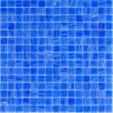 Apollo Tile Celestial Ultramarine Blue 12-in x 12-in Glossy Glass Uniform Squares Floor and Wall Tile (20-sq. ft/ Carton)