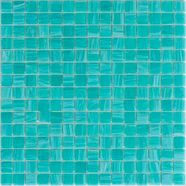 Apollo Tile Celestial Persian Green 12-in x 12-in Glossy Glass Uniform Squares Floor and Wall Tile (20-sq. ft/ Carton)