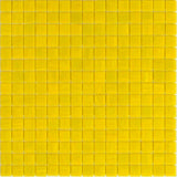 Apollo Tile Celestial Canary Yellow 12-in x 12-in Glossy Glass Uniform Squares Floor and Wall Tile (20-sq. ft/ Carton)