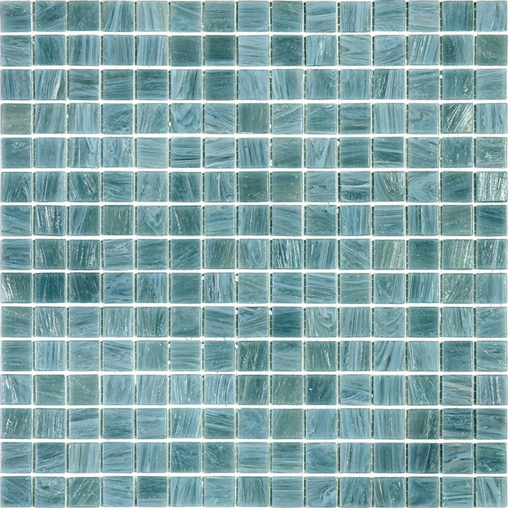 Apollo Tile Celestial Pool Blue 12-in x 12-in Glossy Glass Uniform Squares Floor and Wall Tile (20-sq. ft/ Carton)