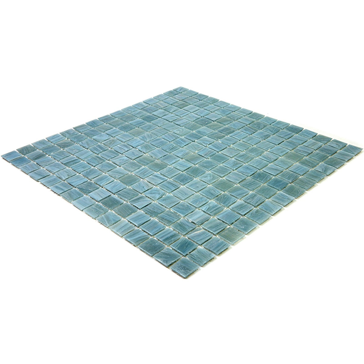 Apollo Tile Celestial Pool Blue 12-in x 12-in Glossy Glass Uniform Squares Floor and Wall Tile (20-sq. ft/ Carton)