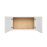 RELIABILT Fairplay 30-in W x 15-in H x 12-in D White Wall Ready To Assemble Plywood Cabinet (Recessed Panel Shaker Door Style)