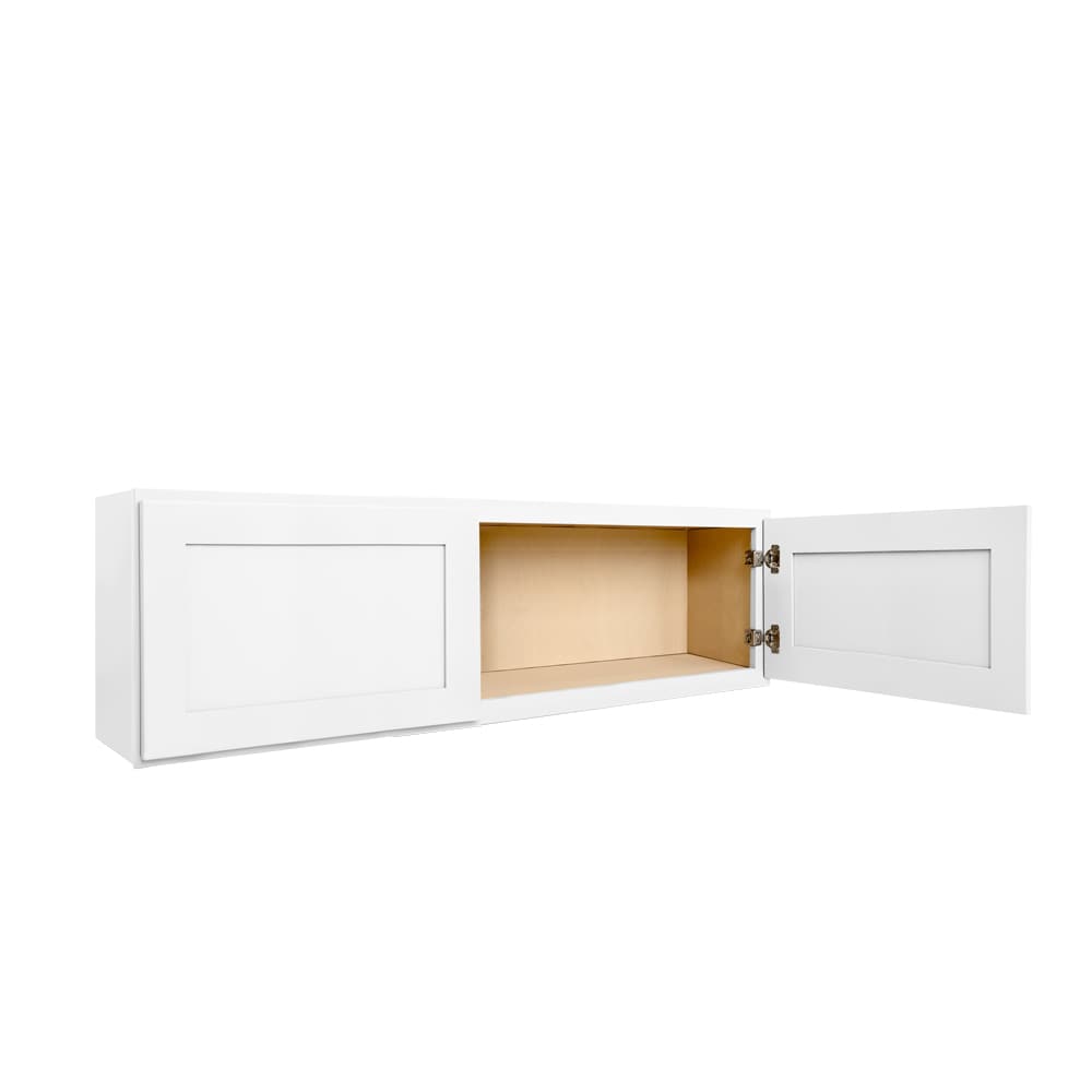 RELIABILT Fairplay 30-in W x 12-in H x 12-in D White Wall Ready To Assemble Plywood Cabinet (Recessed Panel Shaker Door Style)