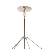 Kichler Eisley 8-Light Polished Nickel Modern/Contemporary Lantern Led, Large Hanging Pendant Light