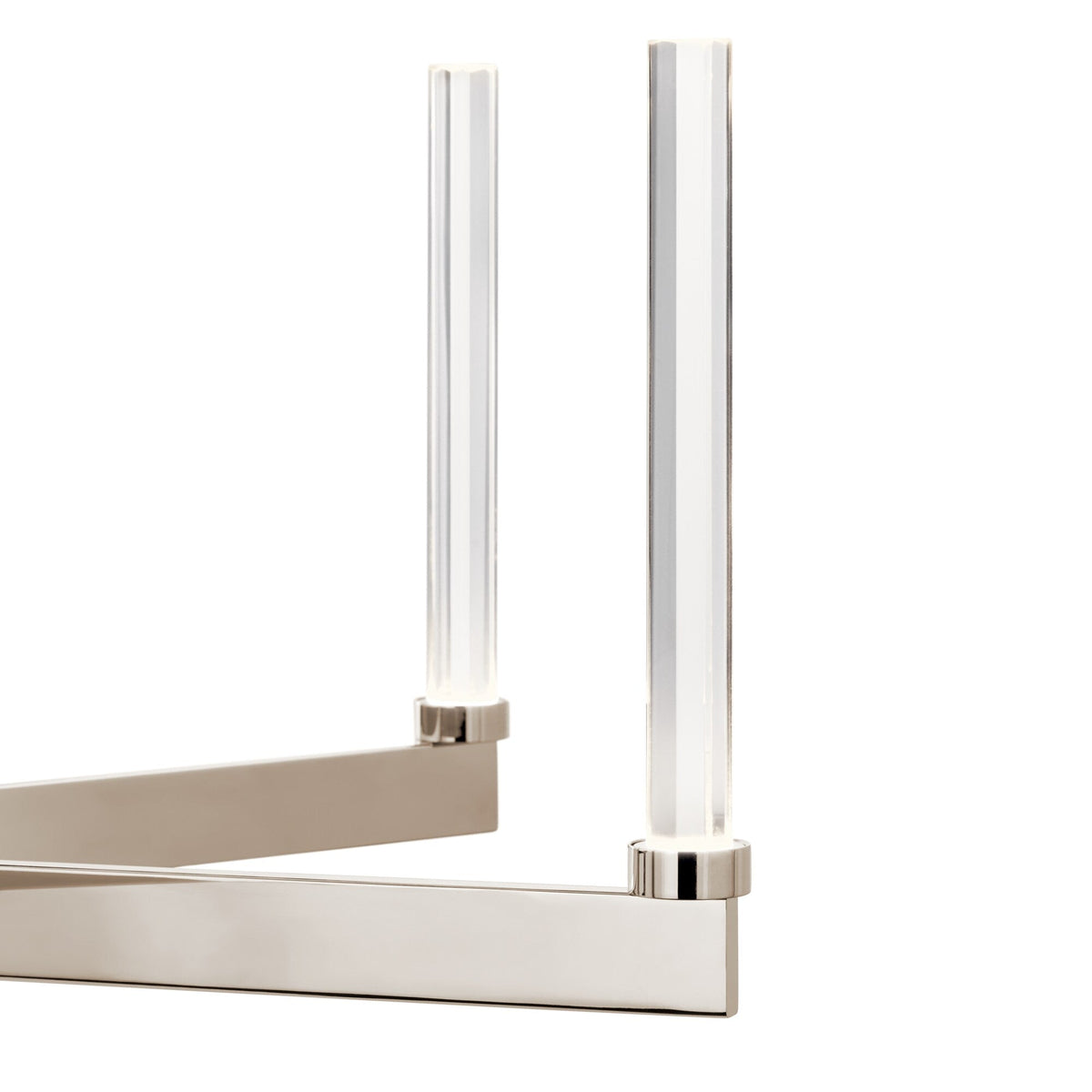 Kichler Sycara 6-Light Polished Nickel Modern/Contemporary Led Crystal Chandelier