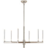 Kichler Sycara 6-Light Polished Nickel Modern/Contemporary Led Crystal Chandelier