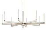 Kichler Sycara 8-Light Polished Nickel Modern/Contemporary Led Crystal Chandelier