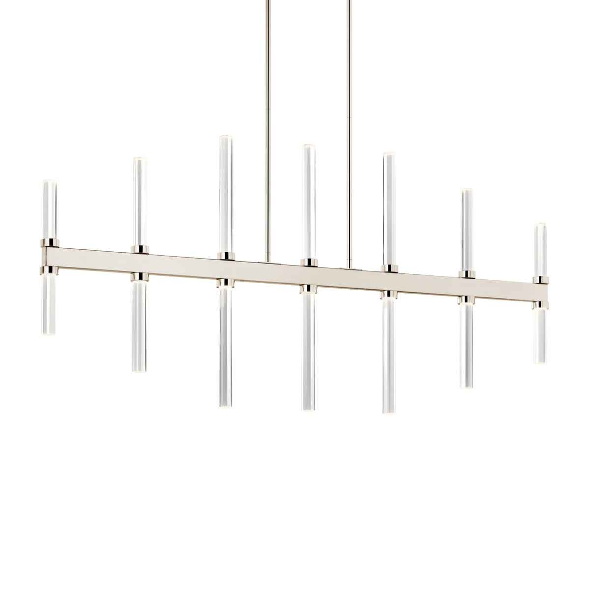 Kichler Sycara 14-Light Polished Nickel Modern/Contemporary Led Crystal Chandelier