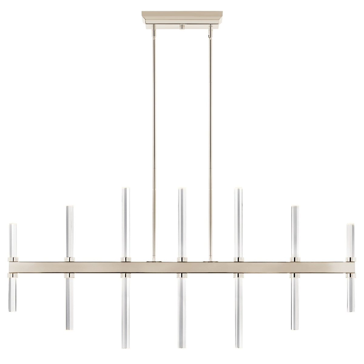 Kichler Sycara 14-Light Polished Nickel Modern/Contemporary Led Crystal Chandelier