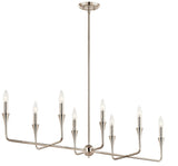Kichler Alvaro 8-Light Polished Nickel Modern/Contemporary Bare Bulb Chandelier