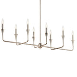 Kichler Alvaro 8-Light Polished Nickel Modern/Contemporary Bare Bulb Chandelier