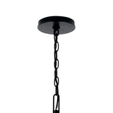 Kichler Malene 8-Light Black Traditional Bare Bulb Chandelier