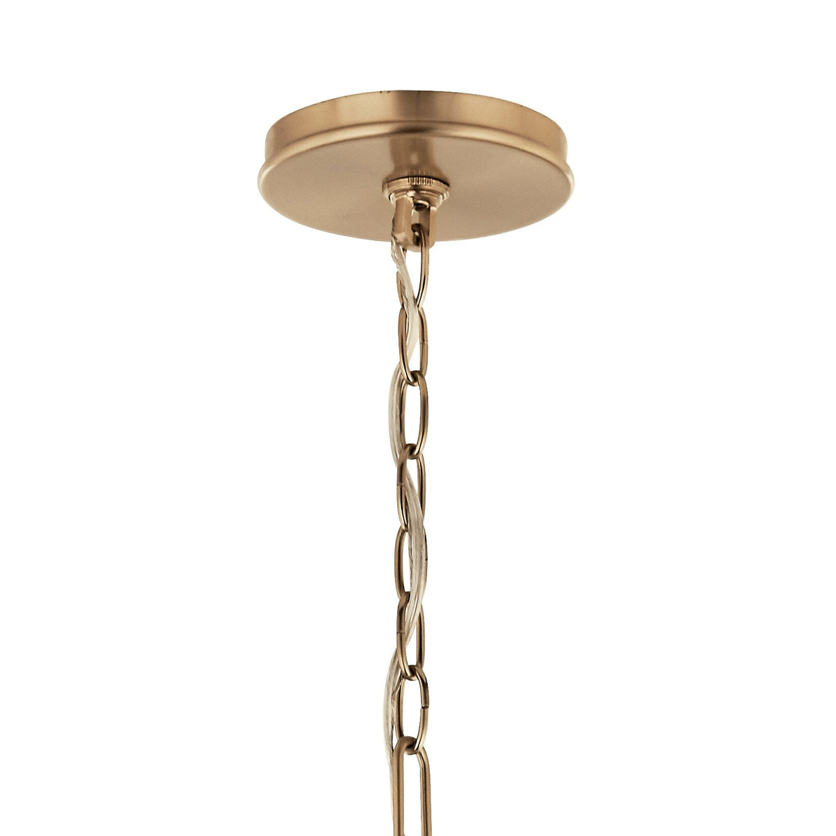 Kichler Malene 8-Light Gold Traditional Bare Bulb Chandelier