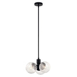 Kichler Silvarious 3-Light Black Modern/Contemporary Chandelier