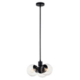 Kichler Silvarious 3-Light Black Modern/Contemporary Chandelier