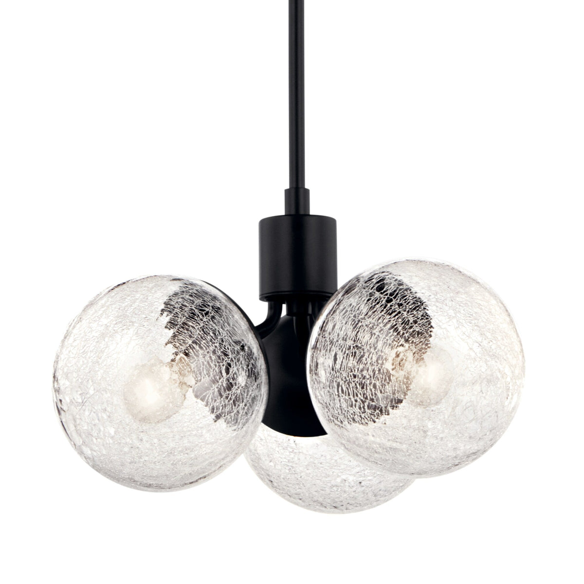 Kichler Silvarious 3-Light Black Modern/Contemporary Chandelier