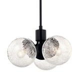 Kichler Silvarious 3-Light Black Modern/Contemporary Chandelier