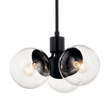 Kichler Silvarious 3-Light Black Modern/Contemporary Chandelier