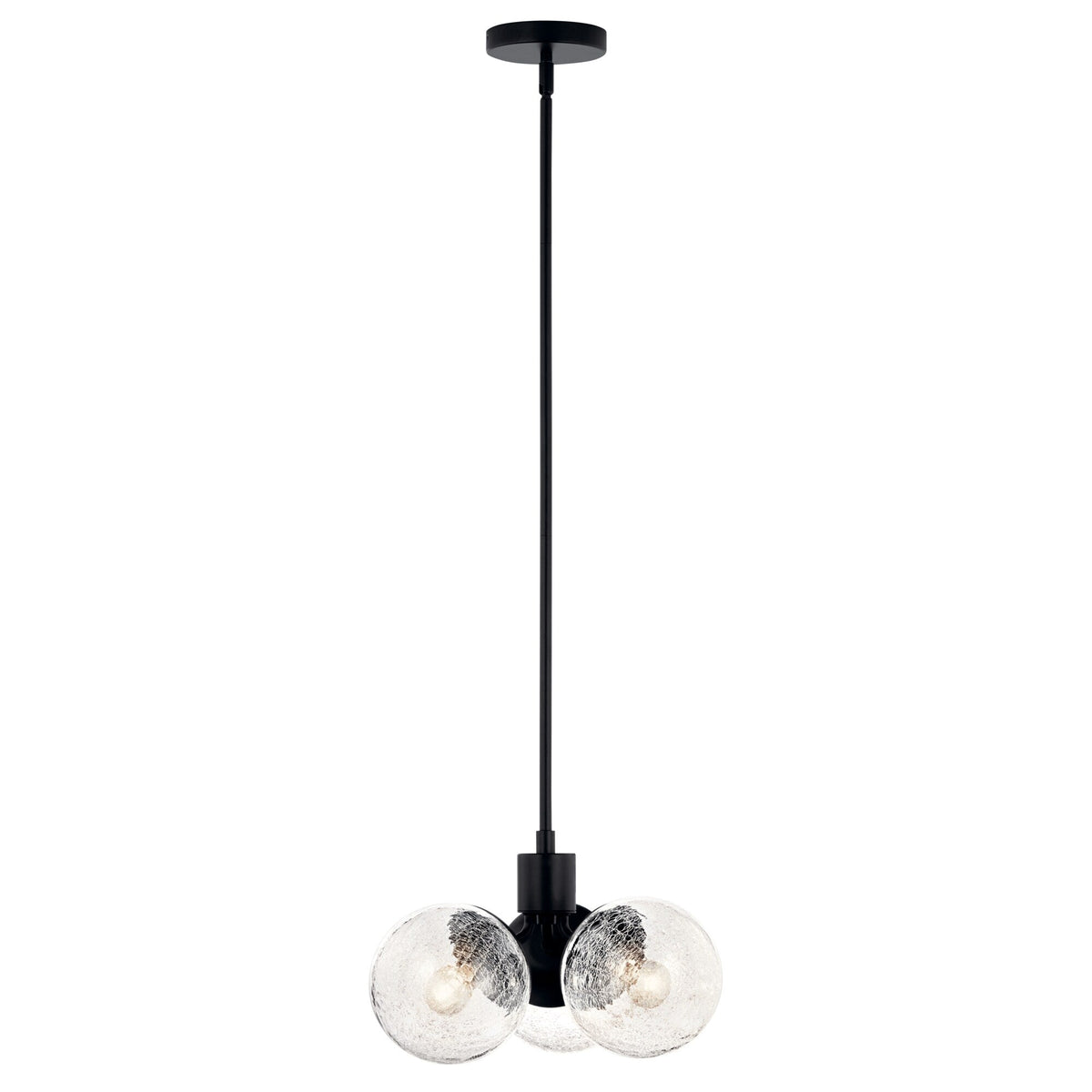 Kichler Silvarious 3-Light Black Modern/Contemporary Chandelier