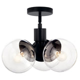 Kichler Silvarious 3-Light Black Modern/Contemporary Chandelier