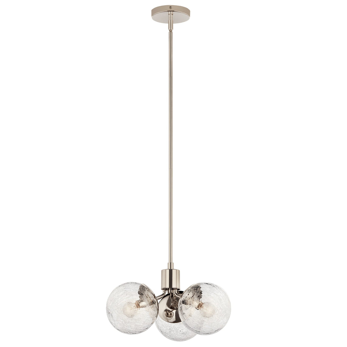 Kichler Silvarious 3-Light Polished Nickel Modern/Contemporary Chandelier