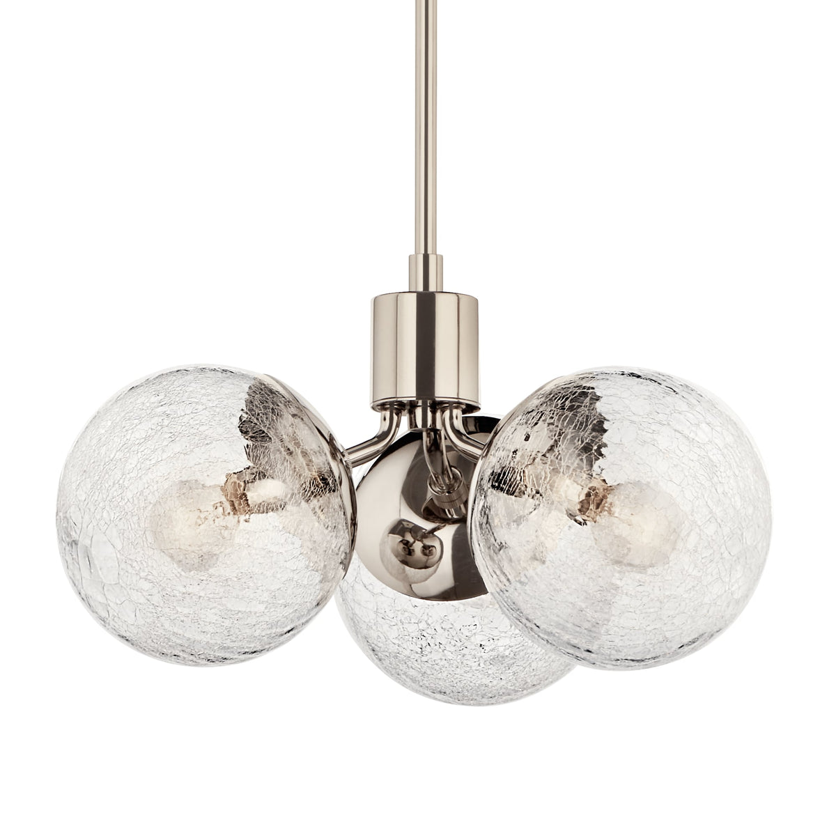 Kichler Silvarious 3-Light Polished Nickel Modern/Contemporary Chandelier