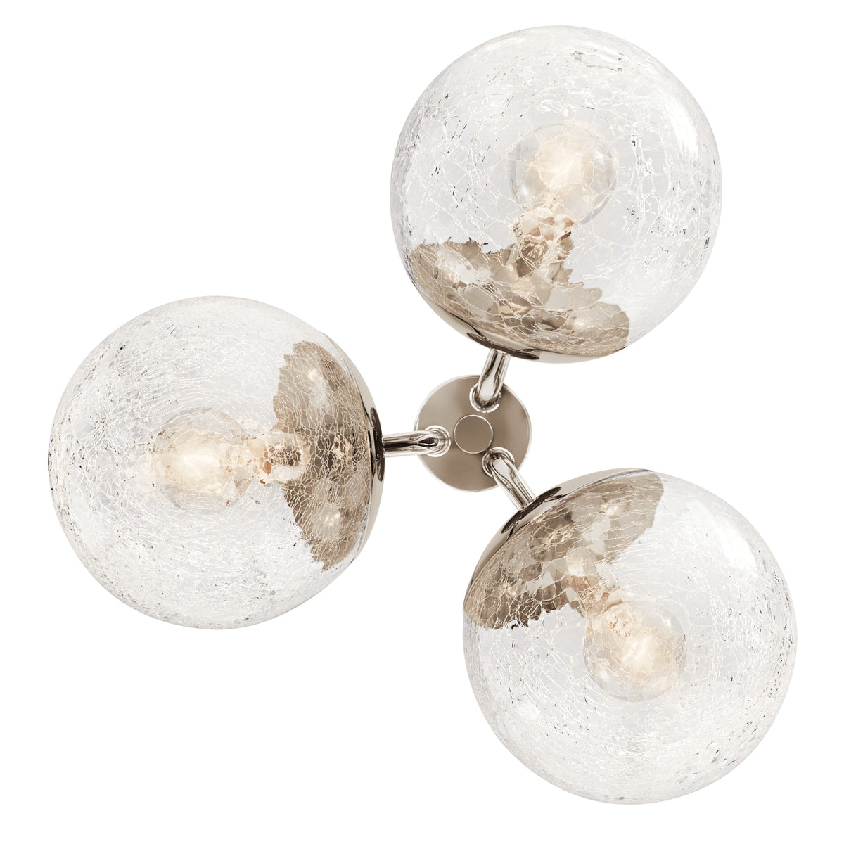 Kichler Silvarious 3-Light Polished Nickel Modern/Contemporary Chandelier