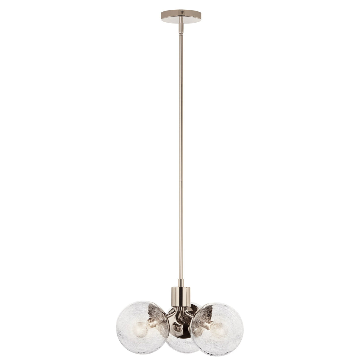 Kichler Silvarious 3-Light Polished Nickel Modern/Contemporary Chandelier