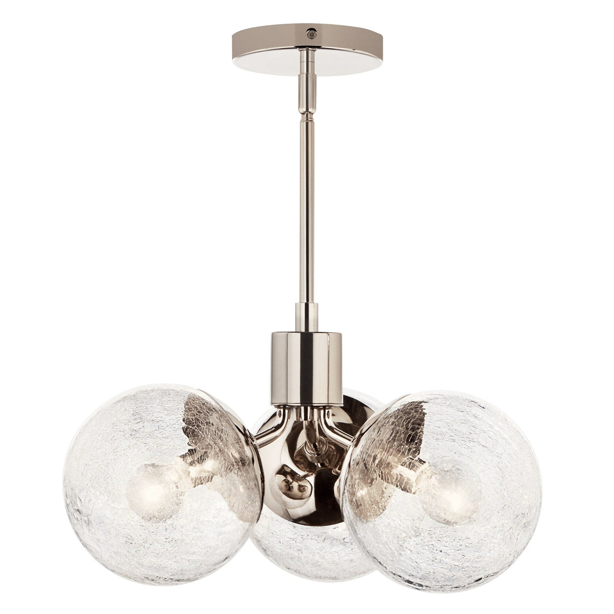 Kichler Silvarious 3-Light Polished Nickel Modern/Contemporary Chandelier
