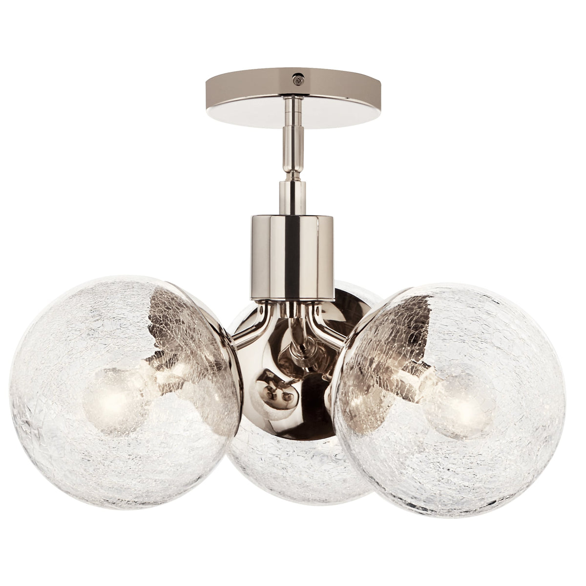 Kichler Silvarious 3-Light Polished Nickel Modern/Contemporary Chandelier