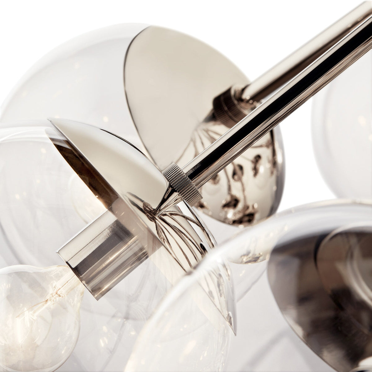 Kichler Silvarious 12-Light Polished Nickel Modern/Contemporary Chandelier