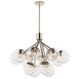 Kichler Silvarious 12-Light Polished Nickel Modern/Contemporary Chandelier